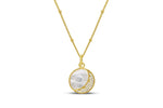 Sun and Moon Necklace- Gold