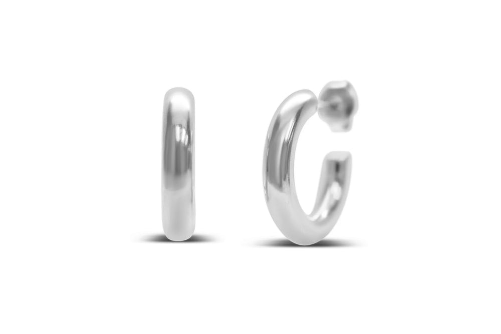 Weightless Hoop Earrings 20mm- Silver