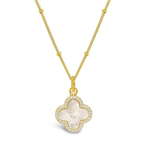 Classy Clover Necklace- Gold
