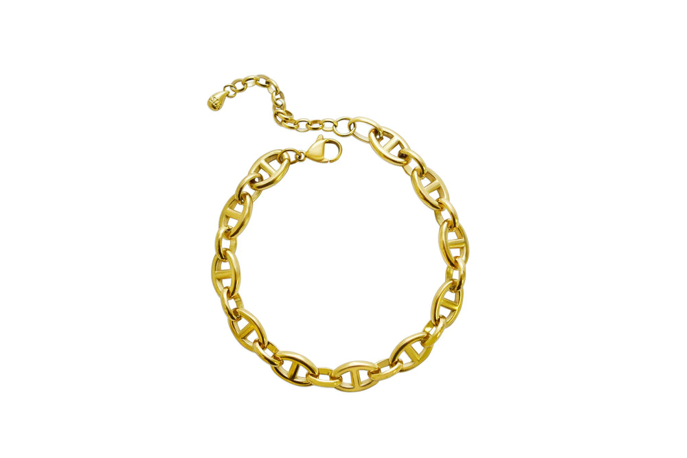 Mariner Chain Bracelet- Gold