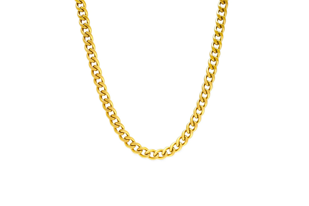 Cuban Link Chain Necklace- Gold
