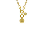 Charm Up Necklace in Inner Compass- Gold