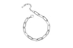 Paperclip Chain Bracelet- Silver