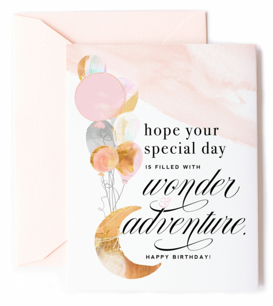Wonder & Adventure Birthday Card