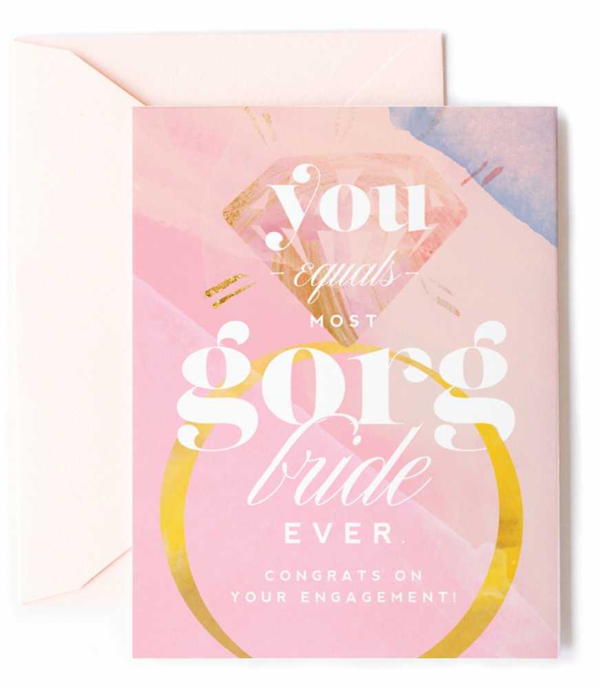Most Gorg Bride Ever Card