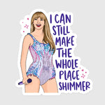 Taylor Swift Shimmer Sticker