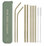 Sippity Doo Dah Stainless Steel Straw Set