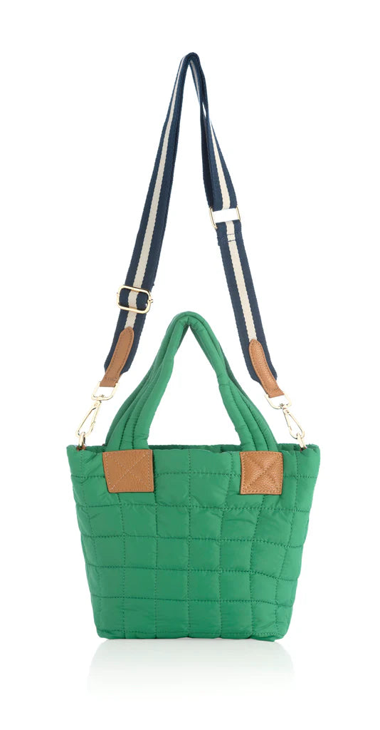 Ezra Mini Tote Cross-Body in Green