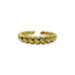 It Fits - "Croissant" Twist Ring in Gold