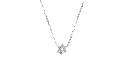 Mini Star of David Necklace- Sterling Silver