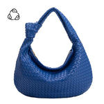 Brigitte Recycled Vegan Shoulder Bag- Cobalt Blue