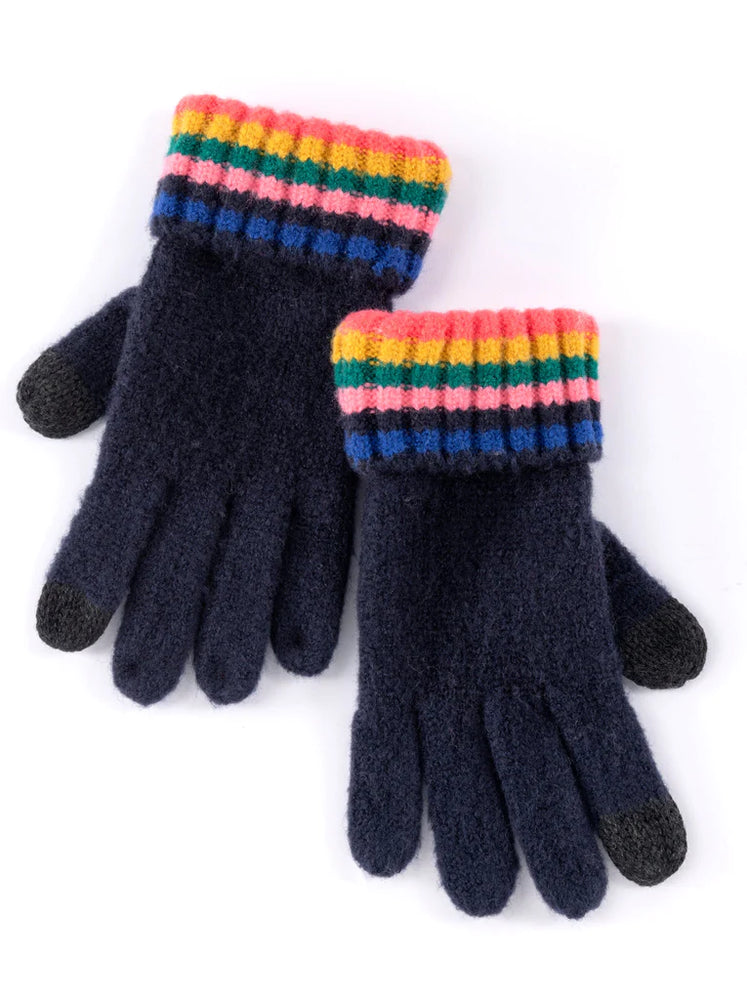 Ronen Touchscreen Gloves- Navy