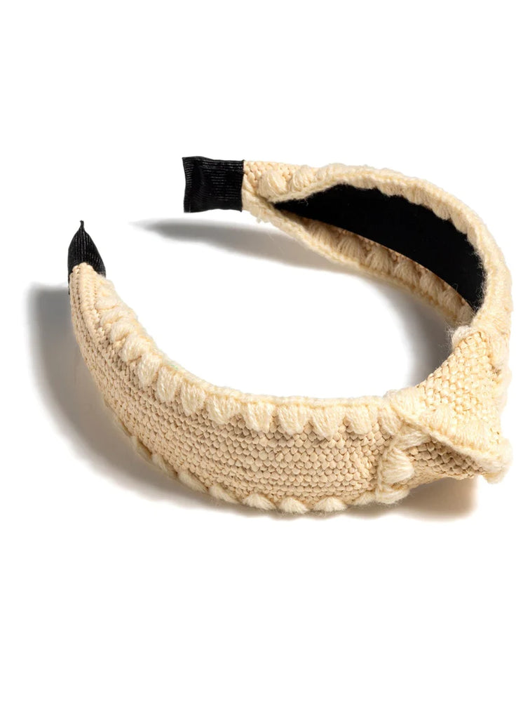Knotted Headband- Ivory