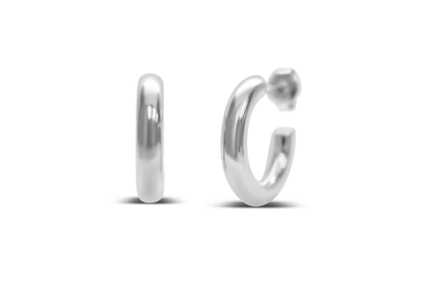 Weightless Hoop Earrings 20mm- Silver