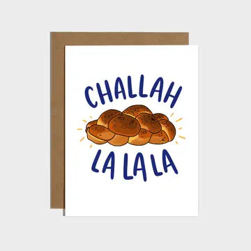 Challah La La La Hanukkah Card