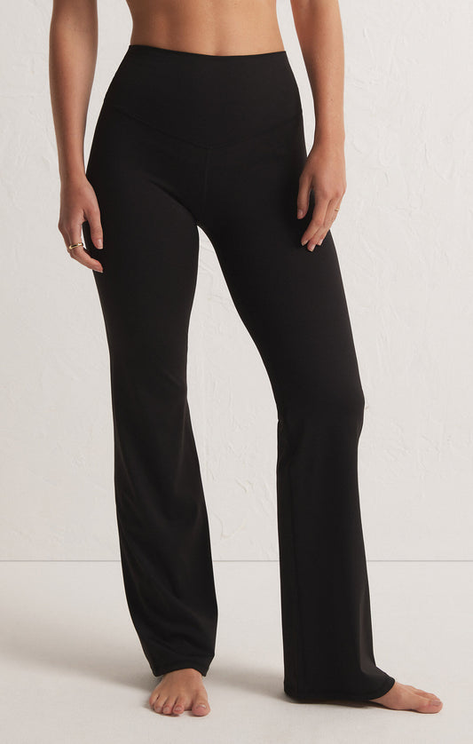 High Kick Flare Pant- Black