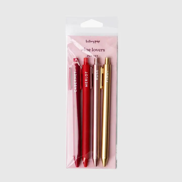 Wine Lovers Jotter Pen Set