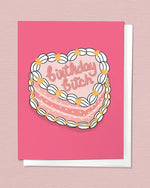 Birthday Bitch Cake with Icing, Funny Trendy Greeting Card