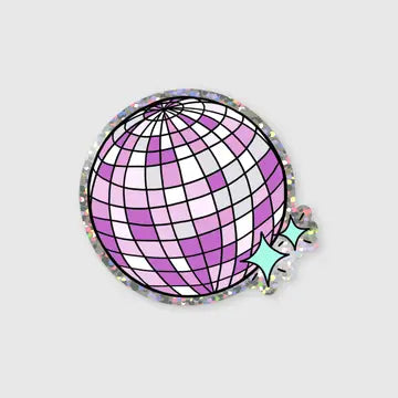 Disco Ball Glitter Sticker