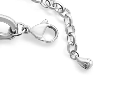 Cuban Link Chain Necklace- Silver