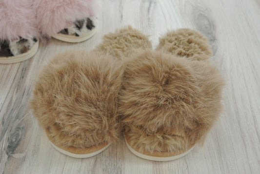 Maude Slippers- Camel