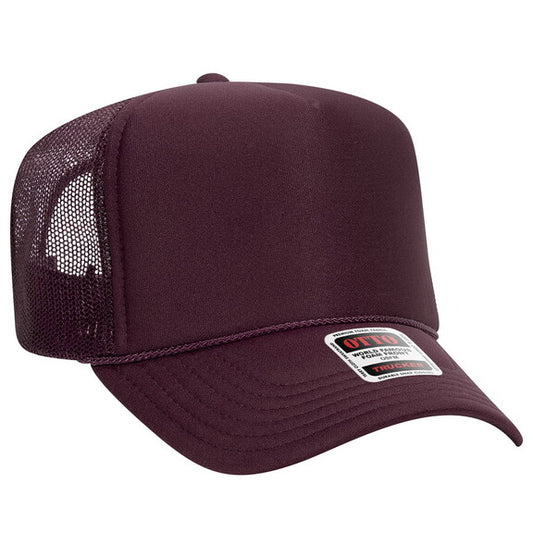 Mesh Trucker Hat- Maroon