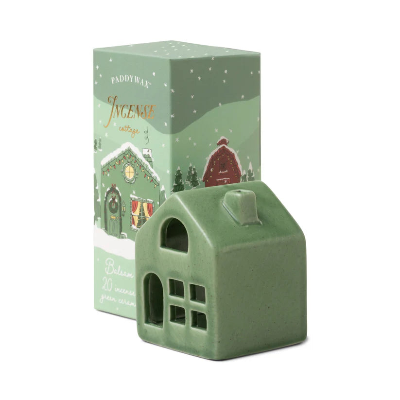 Holiday Town Incense Cone Holder - Balsam & Fir