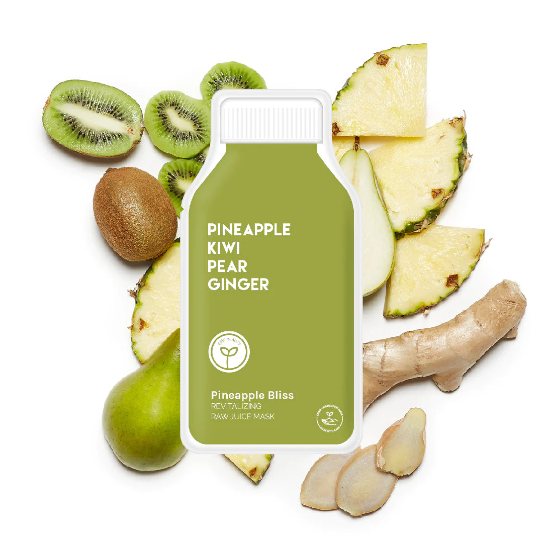 Raw Juice Face Mask- Pineapple Kiwi Pear Ginger