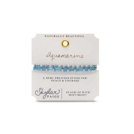 Naturally Beautiful Bracelet - Aquamarine