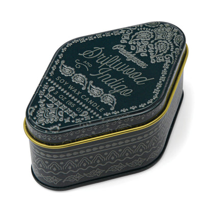 Station 3.5 oz- Bandana Tin/ Driftwood Indigo