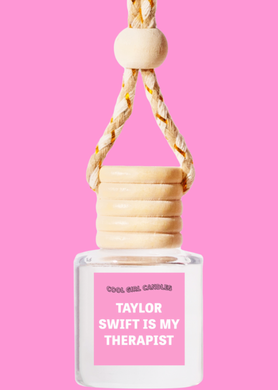 Taylor Swift Is My Therapist Hanging Scented Car Freshener - Hawaiian Sunset