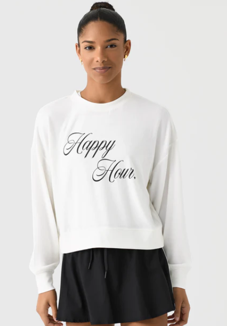 Happy Hour Sweatshirt- Vanilla Ice