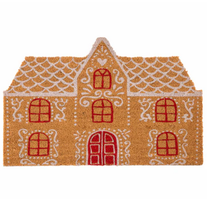 Gingerbread House Doormat