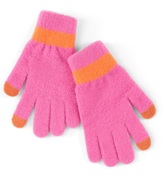 Ellis Touchscreen Gloves- Pink