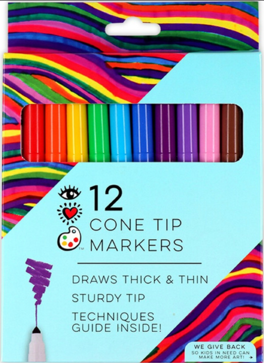 Cone Tip Markers- Set of 12