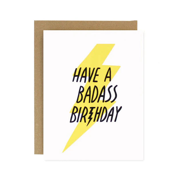 Badass Birthday Card