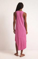 Reverie Slub Dress- Heartbreaker Pink