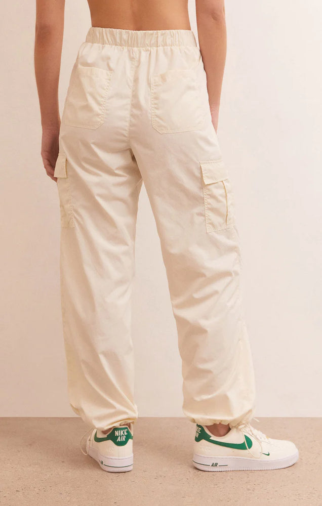 Out and About Nylon Cargo Trouser in Sandstone
