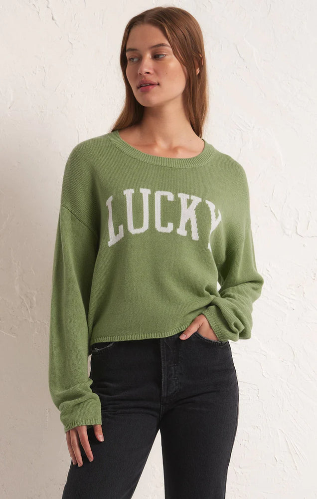 Cooper Lucky Sweater- Matcha