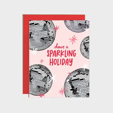 Disco Sparkling Holiday Card