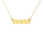 Gold Mama Bubble Charm Necklace