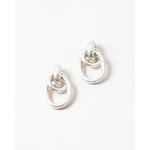 Triple Hoop Earrings- Silver