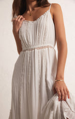 Rose Maxi Dress- White