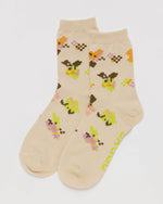 Crew Sock- Tapestry Floral