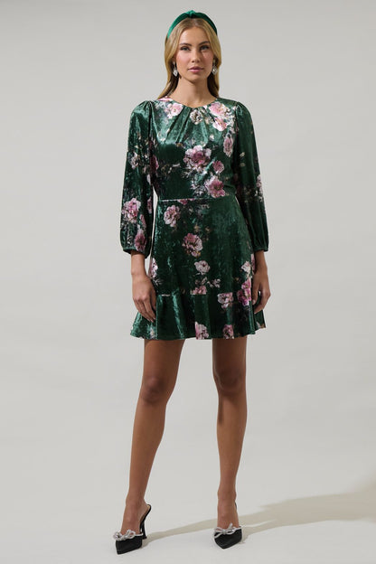 Sharon Floral Mini Dress