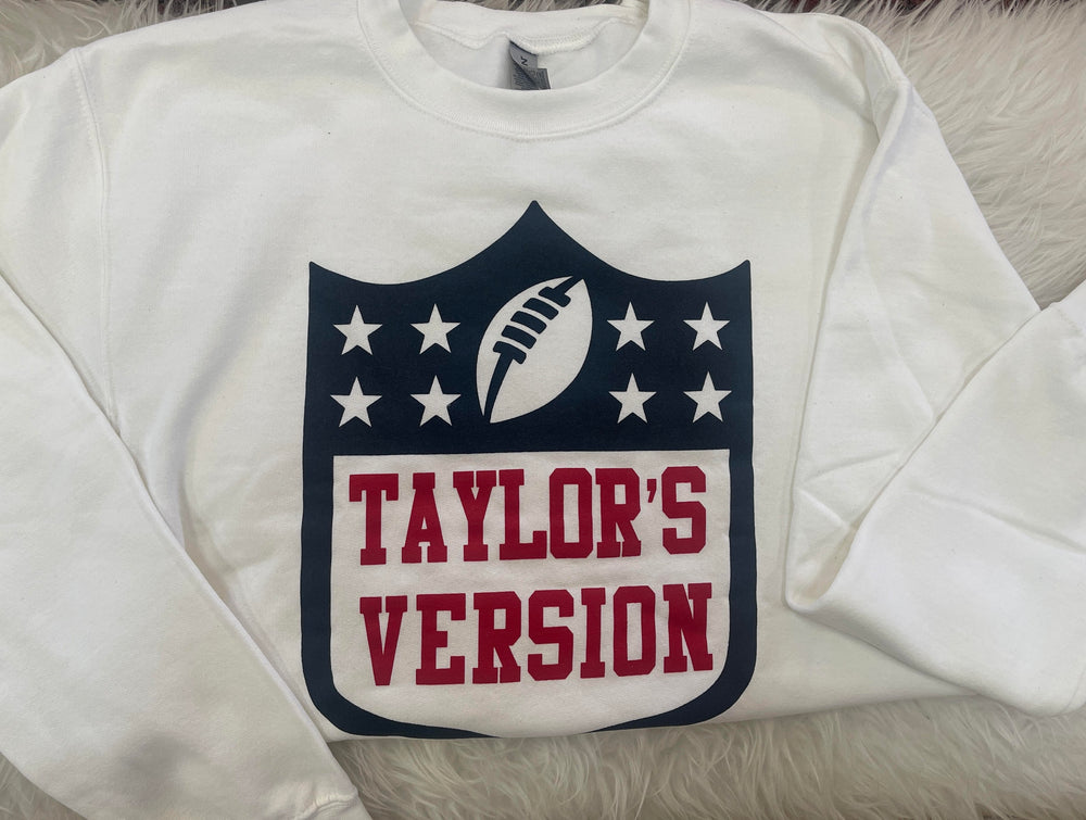 Taylor’s Version NFL Sweatshirt- White