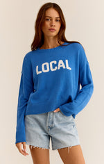 Sienna Local Sweater- Blue Wave