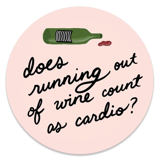 Out Of Wine Sticker