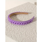 Chain Link Headband - Lilac