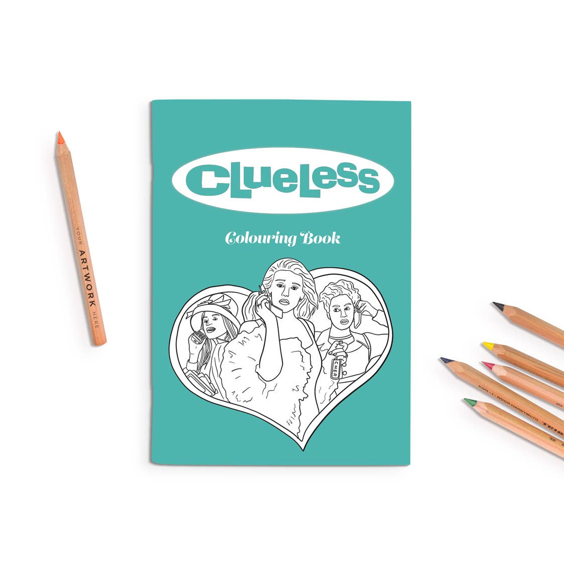 Clueless Colouring Book